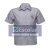 CAMISA SOCIAL MASCULINA - MANGA CURTA - AZUL / MEN'S DRESS SHIRT - SHORT SLEEVE - BLUE - COLÉGIO INTERNACIONAL EVEREST