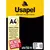 PAPEL A4 COLOR USAPEL PRETO 180G PCT.C/50