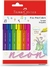 CANETA FINE PEN COLORS 06 CORES NEON FABER CASTELL