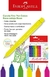 CANETA FINE PEN COLORS 06 CORES NEON FABER CASTELL - comprar online