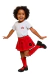 SAIA SHORTS - VERMELHA - ENSINO INFANTIL / RED SKORT - PRESCHOOL - RED HOUSE INTERNATIONAL SCHOOL na internet