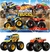 HOT WHEELS MONSTER TRUCKS 1:64 2PACK