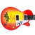 GUITARRA MUSICAL COM LUZ E SOM - TOYNG na internet