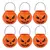 CESTINHA ABOBORA PLASTICO - 18 CM LARANJA