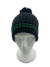 GORRO POM-POM - INFANTIL - PRETO C LISTRA VERDE - PACA - comprar online