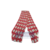 CACHECOL INFANTIL JACARD CINZA/VERMELHO