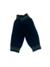 POLAINA INFANTIL - AZUL COM LISTRAS BRANCA E AMARELA