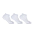KIT 03 PARES DE MEIAS -JUVENIL - BRANCA - CANO CURTO - 33/38 - comprar online