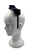 TIARA COM LAÇO VELUDO 12X4CM MARINHO COM BORDÔ - comprar online