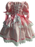 FANTASIA JUNINA - VESTIDO BONEQUINHA - ROSA CLARO - COM LAÇOS ROSA E BRANCO - CANTINHO DO NORDESTE - comprar online
