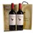 Regalo Roble Negro Malbec 750 cl y Syrah 750 cl Caja de Madera Regalo