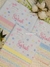 Fralda personalizada - Kit 3 peças: Passeio / Ombro / Boca - Tatiane Oliveira for baby