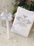 Toalha De Batizado Bordada E Vela Decorada Batizado