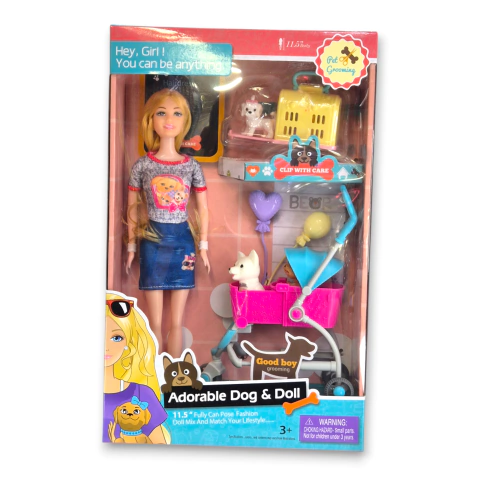 MUÑECA.C/CARRITO(229120)EN.CAJA DE 22X35CM