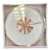 RELOJ(361817)/ DE PARED GDE.METAL ROSA DE 30X30CM