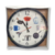 RELOJ.PARED.30CM(400340)DECORADO NEGRO .EN.CAJA DE 30X30CM