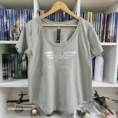 remera mujer cuello amplio Aeronautic Woman en internet