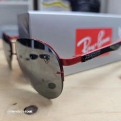 rayban scuderia ferrari carbono rojo - TiendaBeacon