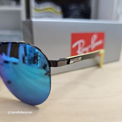 rayban scuderia ferrari carbon amarillo - comprar online