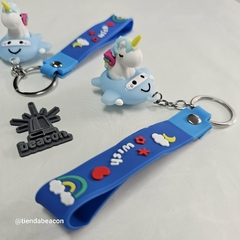 llavero unicornio en avioncito - tienda online
