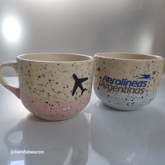 Tazón ceramica bicolor