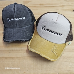 gorras boeing trucker gastadas