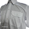 camisa con portacharreteras blanca batista