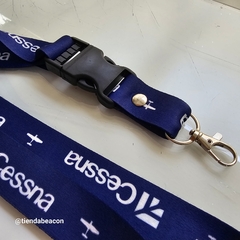 cinta portacredenciales piper o cessna - tienda online