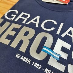 remera conmemorativa HEROES DE MALVINAS - tienda online