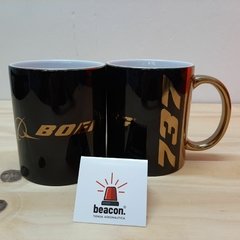 taza dorada boeing 737 en internet