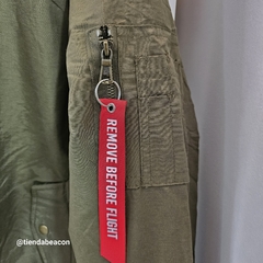 campera aviadora verde SOLO S y M - comprar online