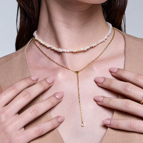 Collar Celine Dorado