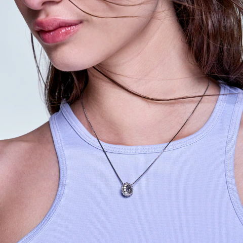 Collar Niza Plateado