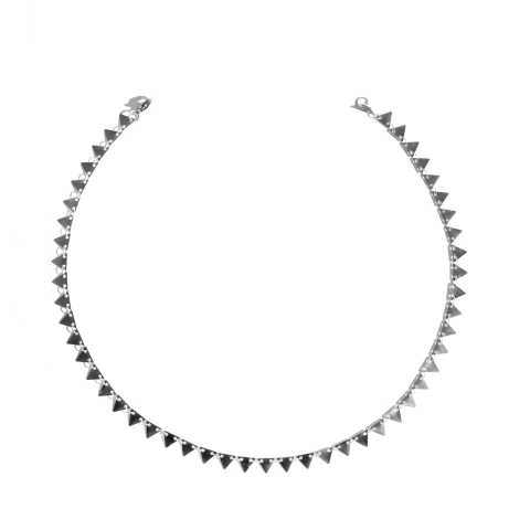 Collar Gio Plateado - comprar online