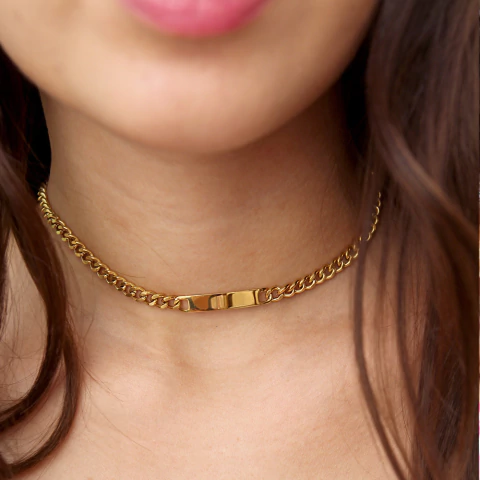 Collar High Dorado - comprar online