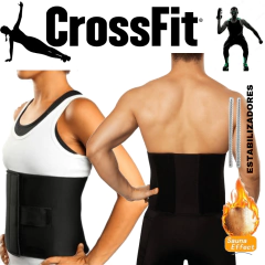 Imagen de Faja Termica Lumbar Crossfit Neoprene Ballenada Agnovedades