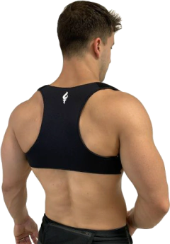 Corrector Postural Negro Espalda Hombros DEMA Agnovedades - tienda online