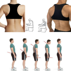 Imagen de Corrector Postural Negro Espalda Hombros DEMA Agnovedades