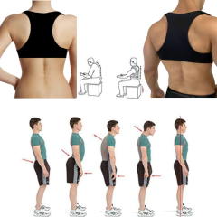 Imagen de Corrector Postural Negro Espalda Hombros DEMA Agnovedades