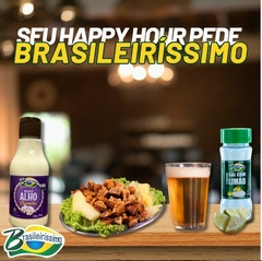 Molho de Alho Cremoso Brasileiríssimo 215ml - Molho Brasileirissimo