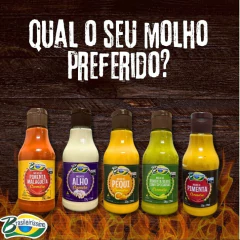 Molho de Pimenta Malagueta Brasileiríssimo 215ml - Molho Brasileirissimo