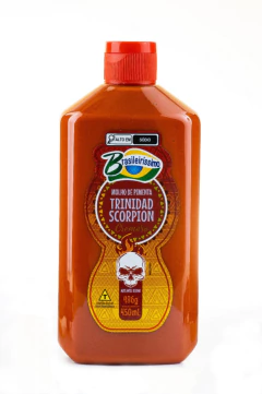 Molho Cremoso de Pimenta Trinidad Scorpion Brasileiríssimo - 450ml - comprar online