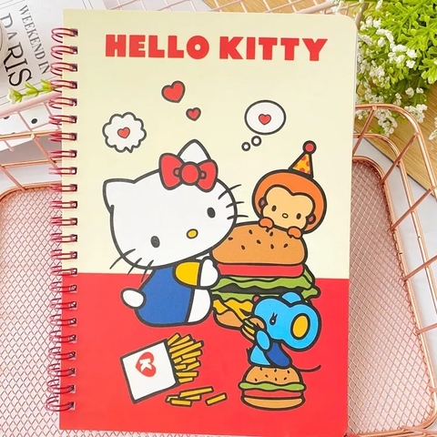 Cuaderno Hello Kitty Burguer 100 hojas - tienda online