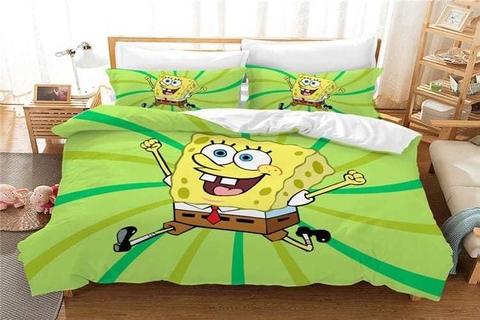 Edredón bob esponja verde