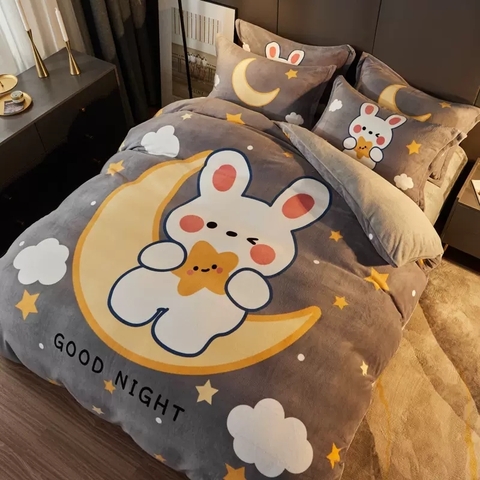 Edredon conejo de la luna kawaii