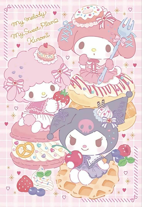 Cuadermo rosa Sanrio - comprar online