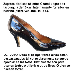 Zapatos Clásicos Stilettos Talle Grande (43) para forrar. en internet