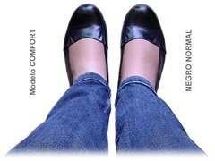 Chatitas Capellada Elastizada en Negro Normal Talles 40 a 46 - Mundocross