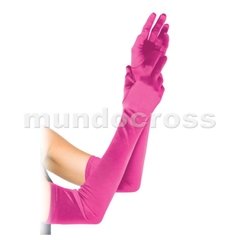 Finos Sexys Guantes Largos De Raso Elastizado Varios Colores - Mundocross