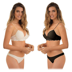 Sexy Conjunto Con Aro Tasa Soft y Cola Less En Talles Grandes Marca Mundocross - comprar online